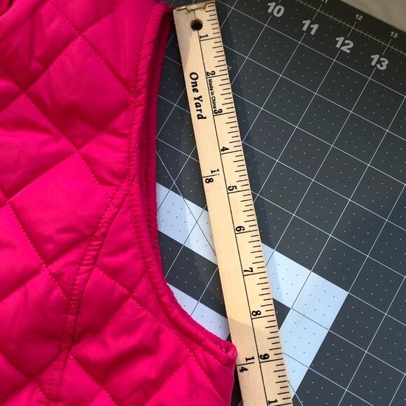 NWT Kim Rogers Women’s Vest Puffy Quilted Jacket Pink Size S - Picture 8 of 14